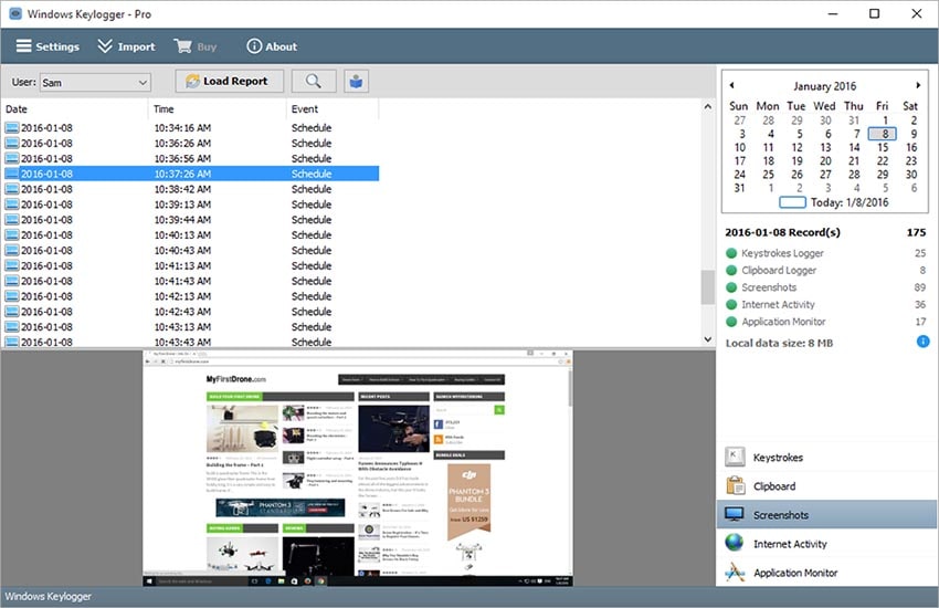 Windows Keylogger