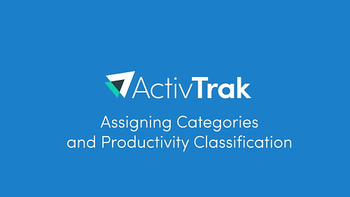 Обучение: Как назначить категории и классификацию производительности - ActivTrak